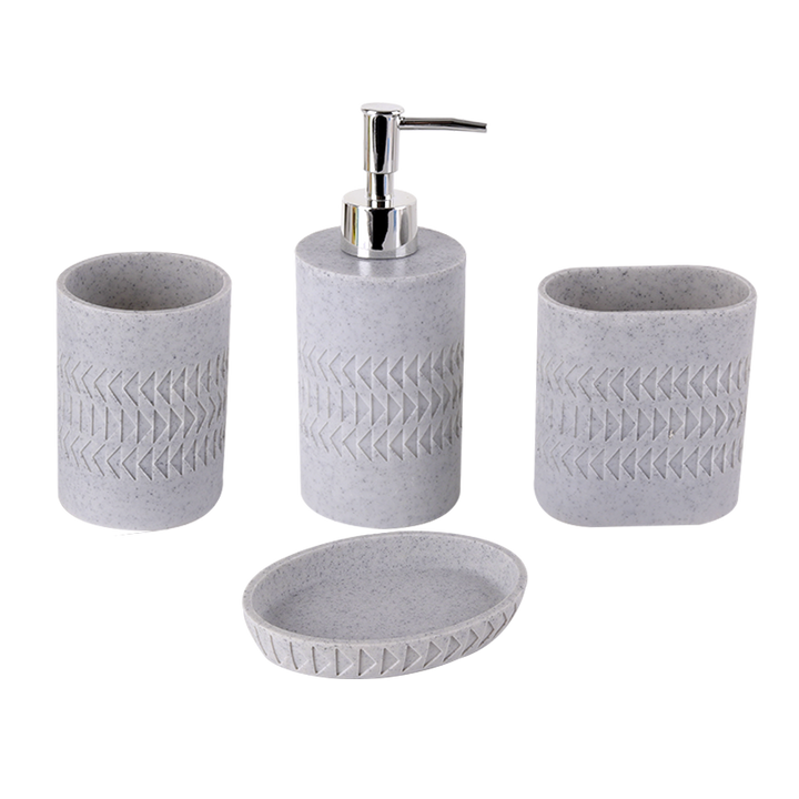 Set accessoires salle de bain en céramique 4pcs