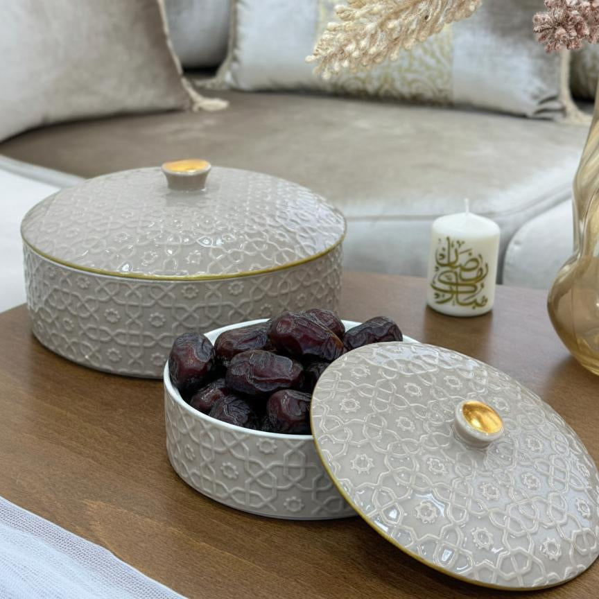 Service de table marron 31pcs