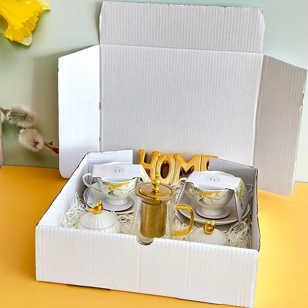 Coffret Fleuri Jaune 8pcs