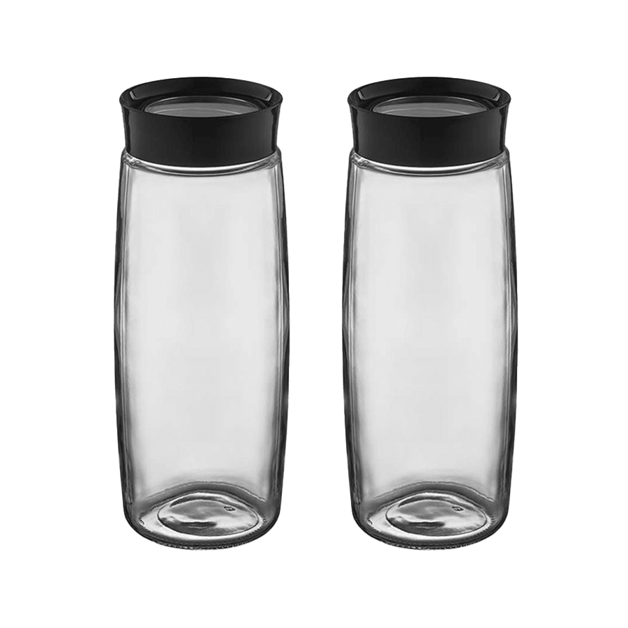 Set 2 jarres en verre 1600ML - Saga Cuisine