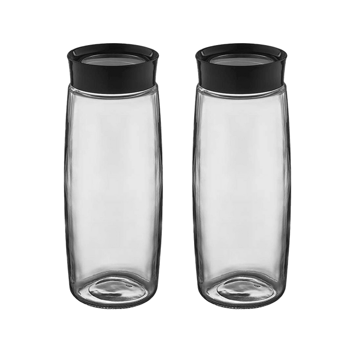 Set 2 jarres en verre 1600ML - Saga Cuisine