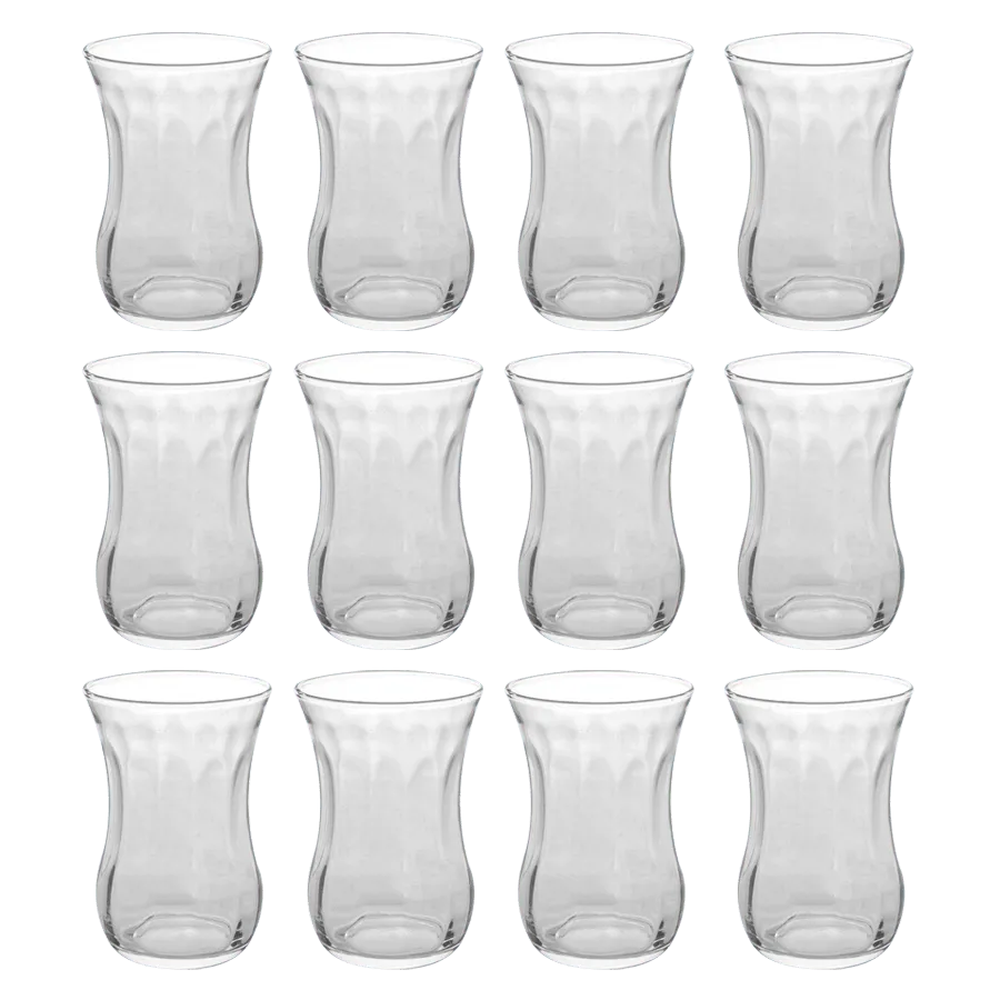 12 verres à thé 115ML - Saga Cuisine