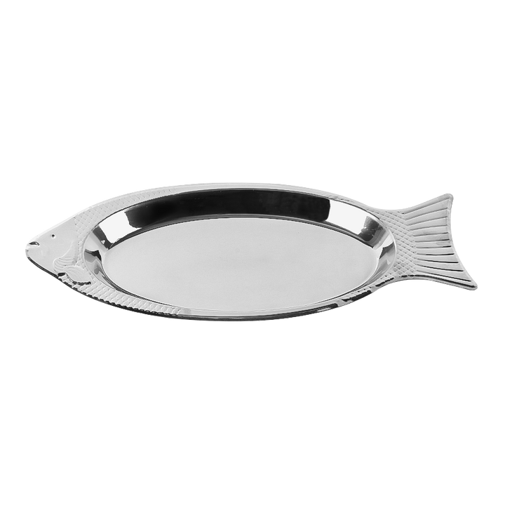 Plat poisson en inox 45x20cm