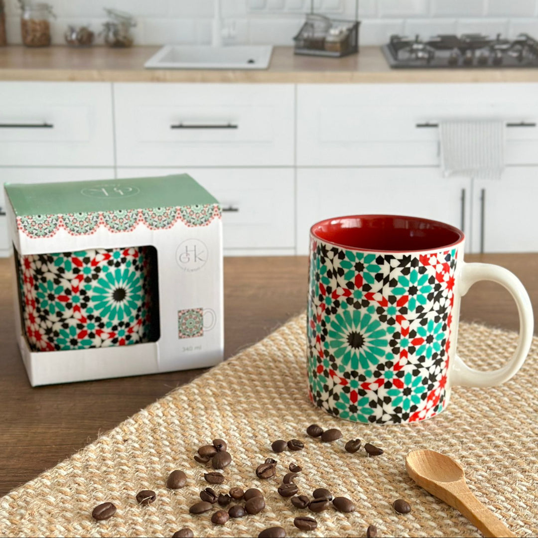 Set 6 mugs en céramique 340ML