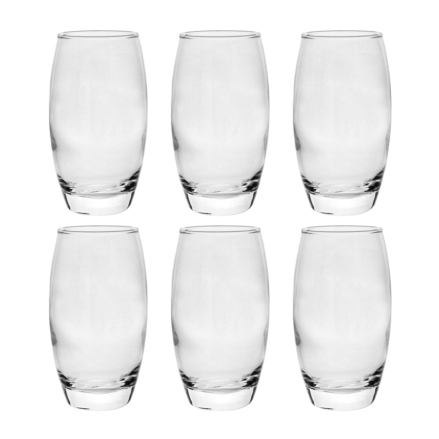 6 verres à eau et jus 510ML