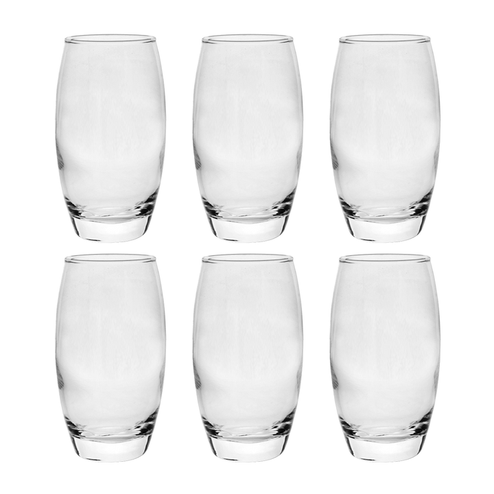 6 verres à eau et jus 510ML