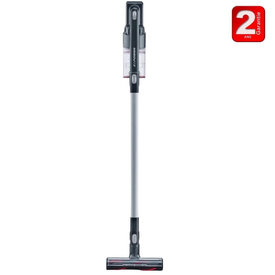 Aspirateur à main et balai sans fil 2en1 16x11,50x50,50 cm SEVERIN