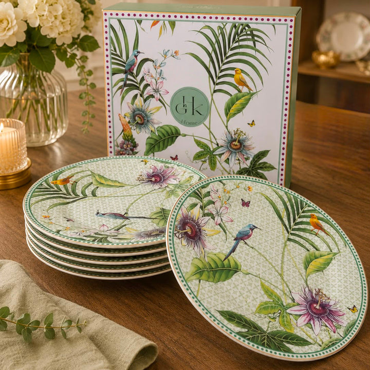 Set 6 Assiettes 19cm Colibri
