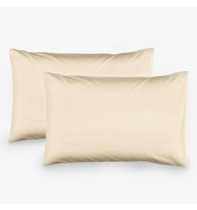 Set 2 taies d'oreiller 50x70cm en coton