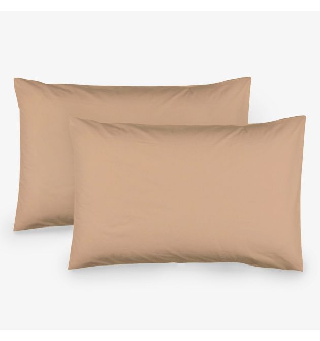 Set 2 taies d'oreiller 50x70cm en coton