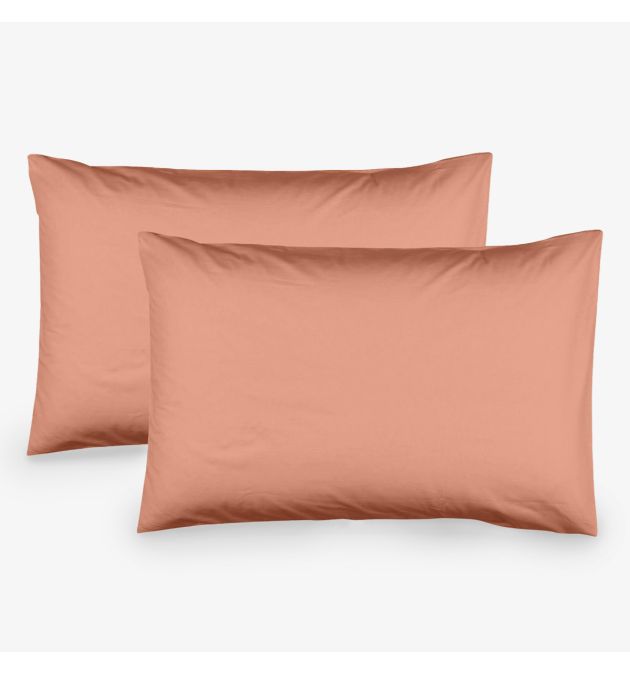 Set 2 taies d'oreiller 50x70cm en coton