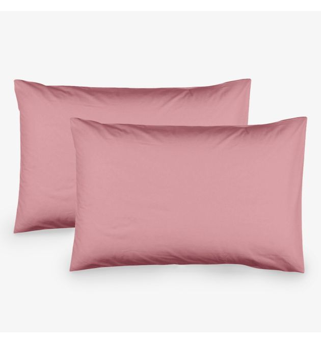 Set 2 taies d'oreiller 50x70cm en coton