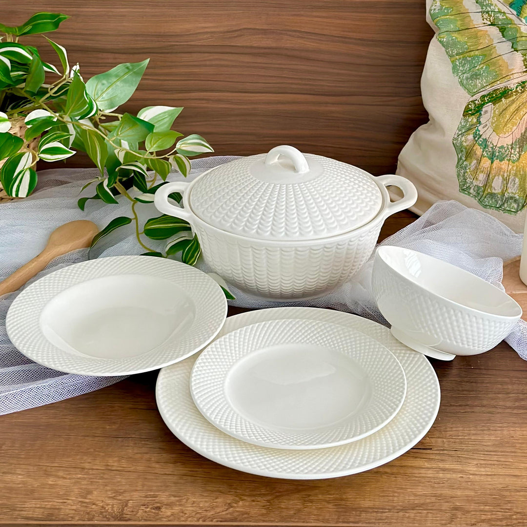 Service de table 24pcs  + soupière 30cm gratuite