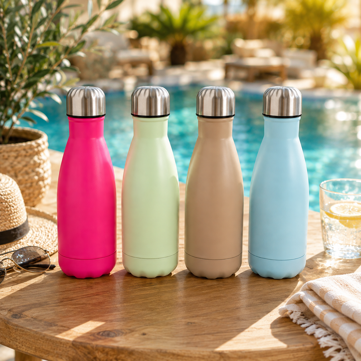 Set 4 Gourdes en Inox 350ML