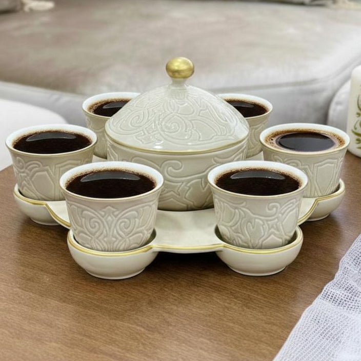 Service de table beige 31pcs