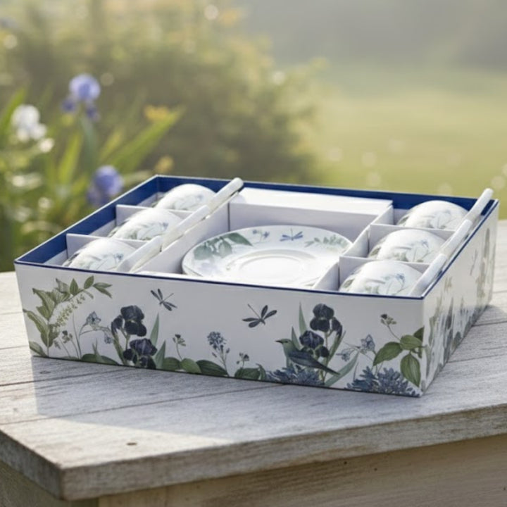 Set 6 tasses 240ML + 6 sous tasses 15cm