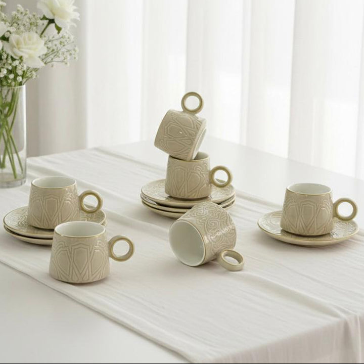 Service de table beige 31pcs
