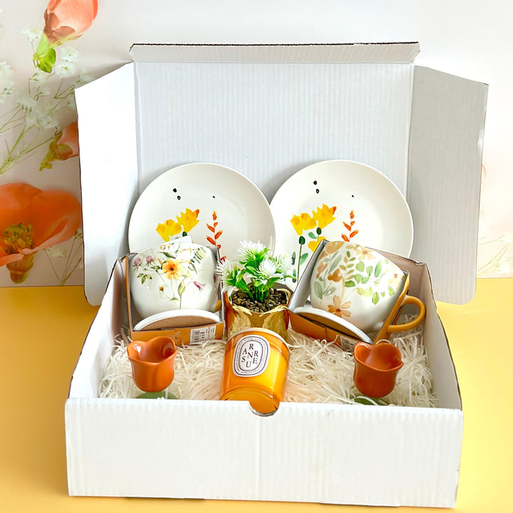 Coffret Fleuri Orange 10pcs