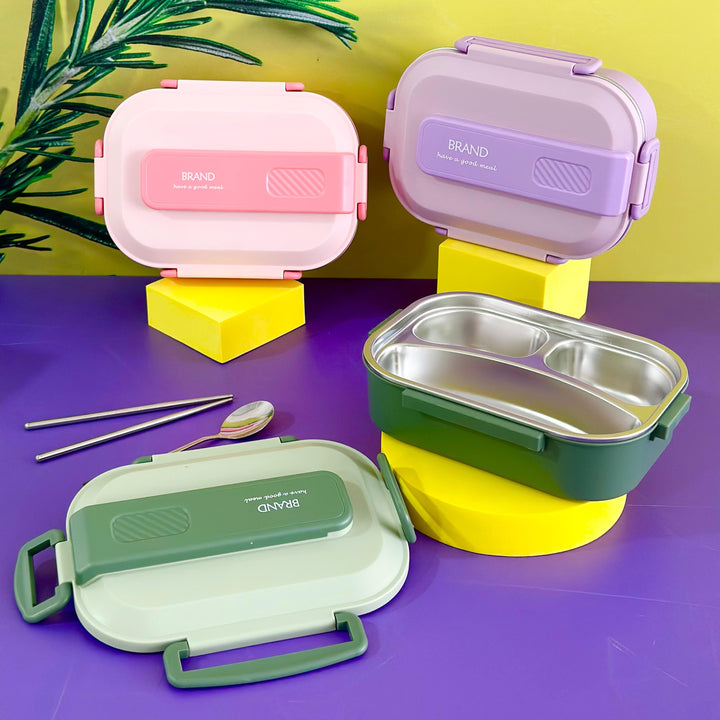 Lunch box en inox 23x17x8cm