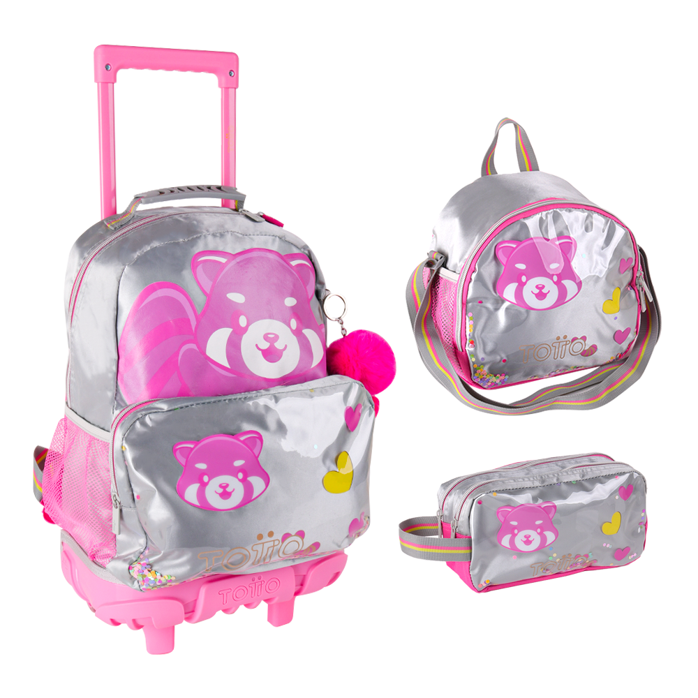 Set cartable + sac à lunch ourson +trousse