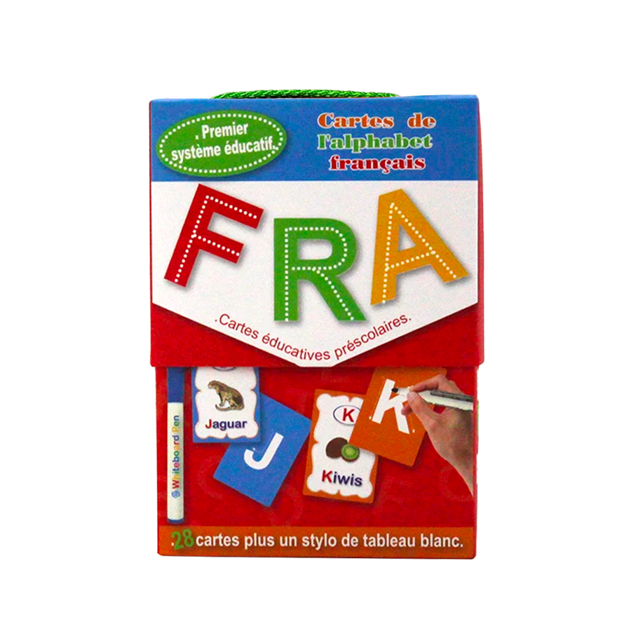 Cartes alphabet anglais 15x11cm