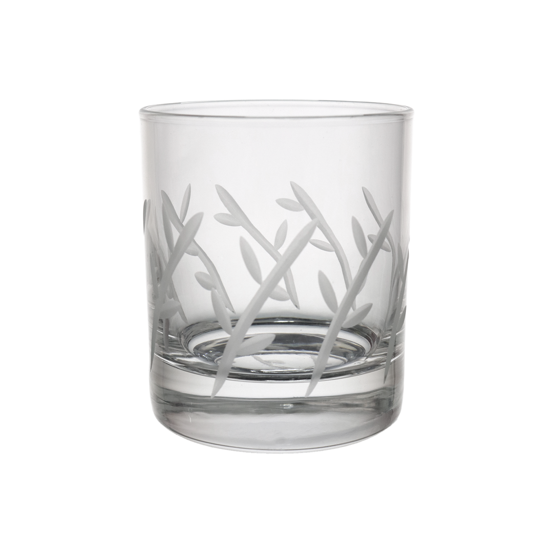 6 verres à eau/jus gravés