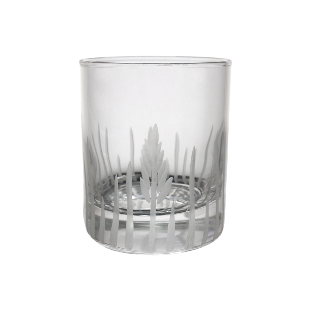 6 verres à eau/jus gravés