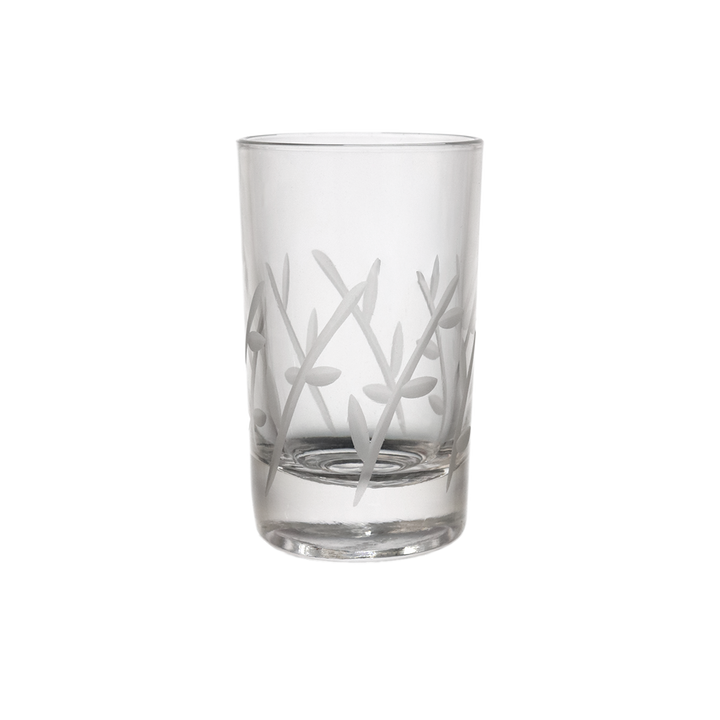 6 verres à café gravés