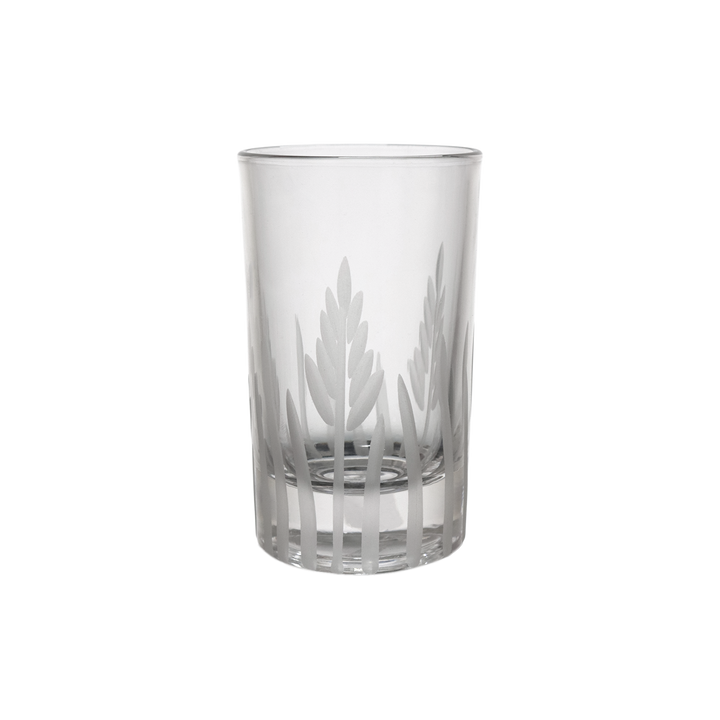 6 verres à café gravés