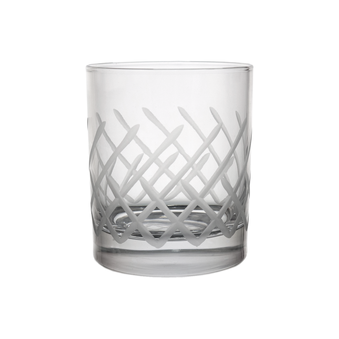 6 verres à eau/jus gravés