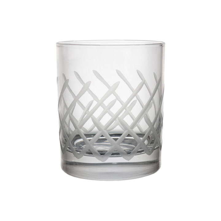 6 verres à eau/jus gravés