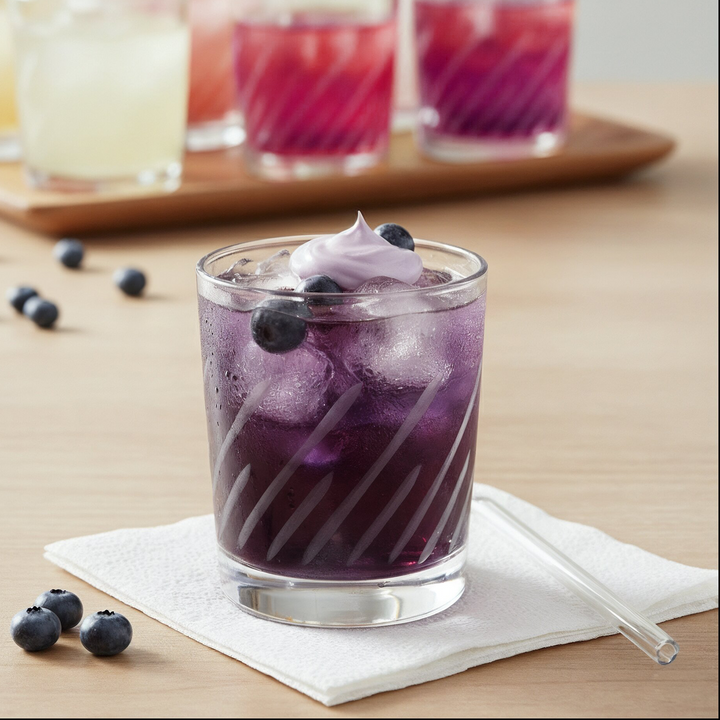 6 verres à eau/jus gravés