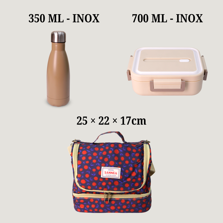 Set Lunch Box Cherry
