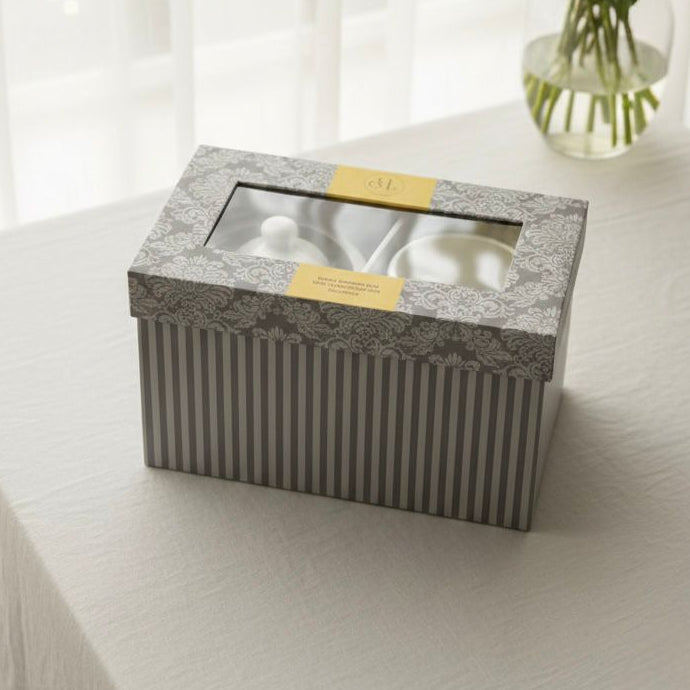 Service à thé gris 5pcs