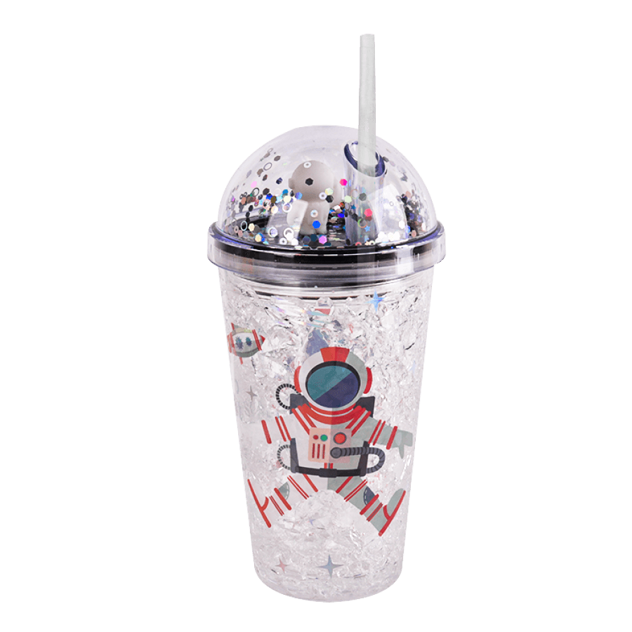 Gobelet avec paille kids 450ML - Saga Cuisine