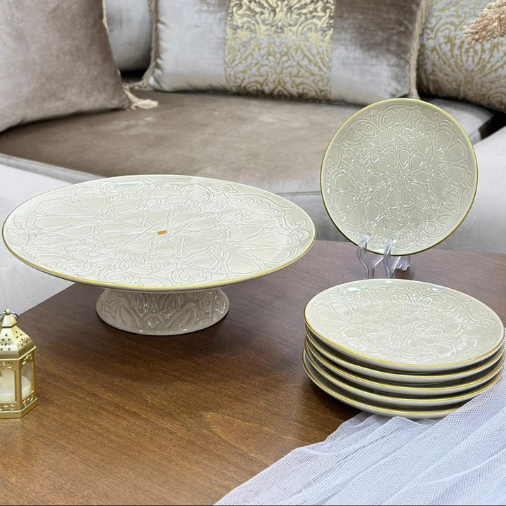 Service de table beige 31pcs