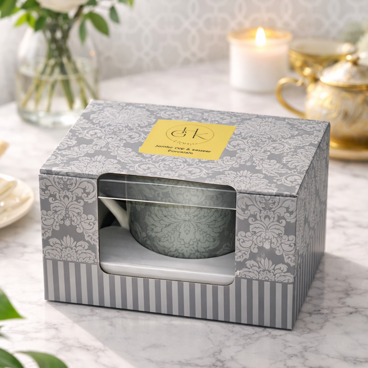 Service à thé gris 5pcs