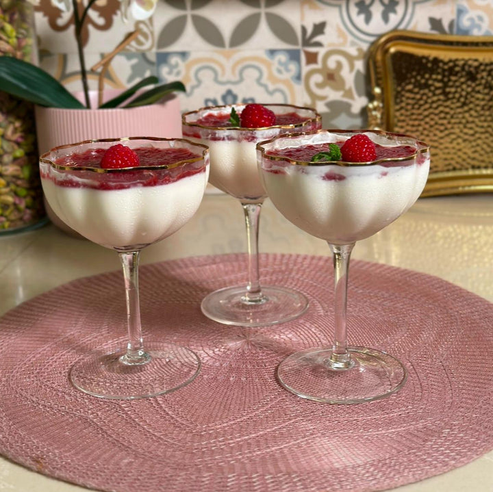 Set 6 coupelles en verre 14x10cm