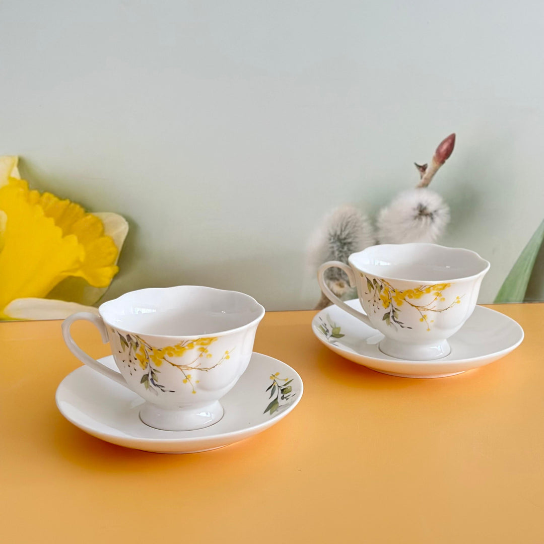 Coffret Fleuri Jaune 8pcs