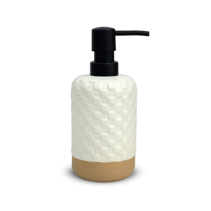 Accessoires Salle de Bain 4pcs Blanc Cassé