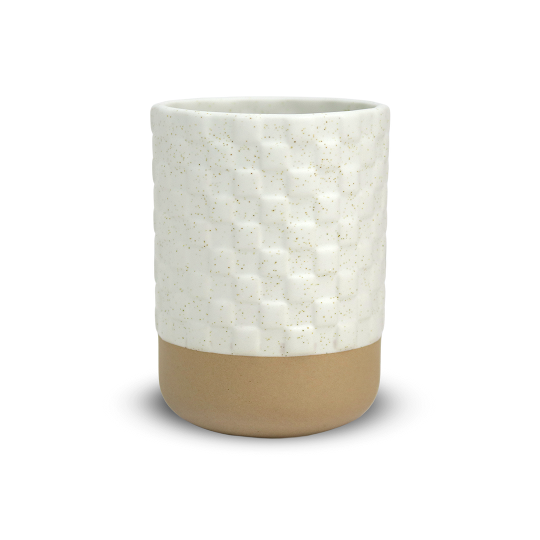 Accessoires Salle de Bain 4pcs Blanc Cassé