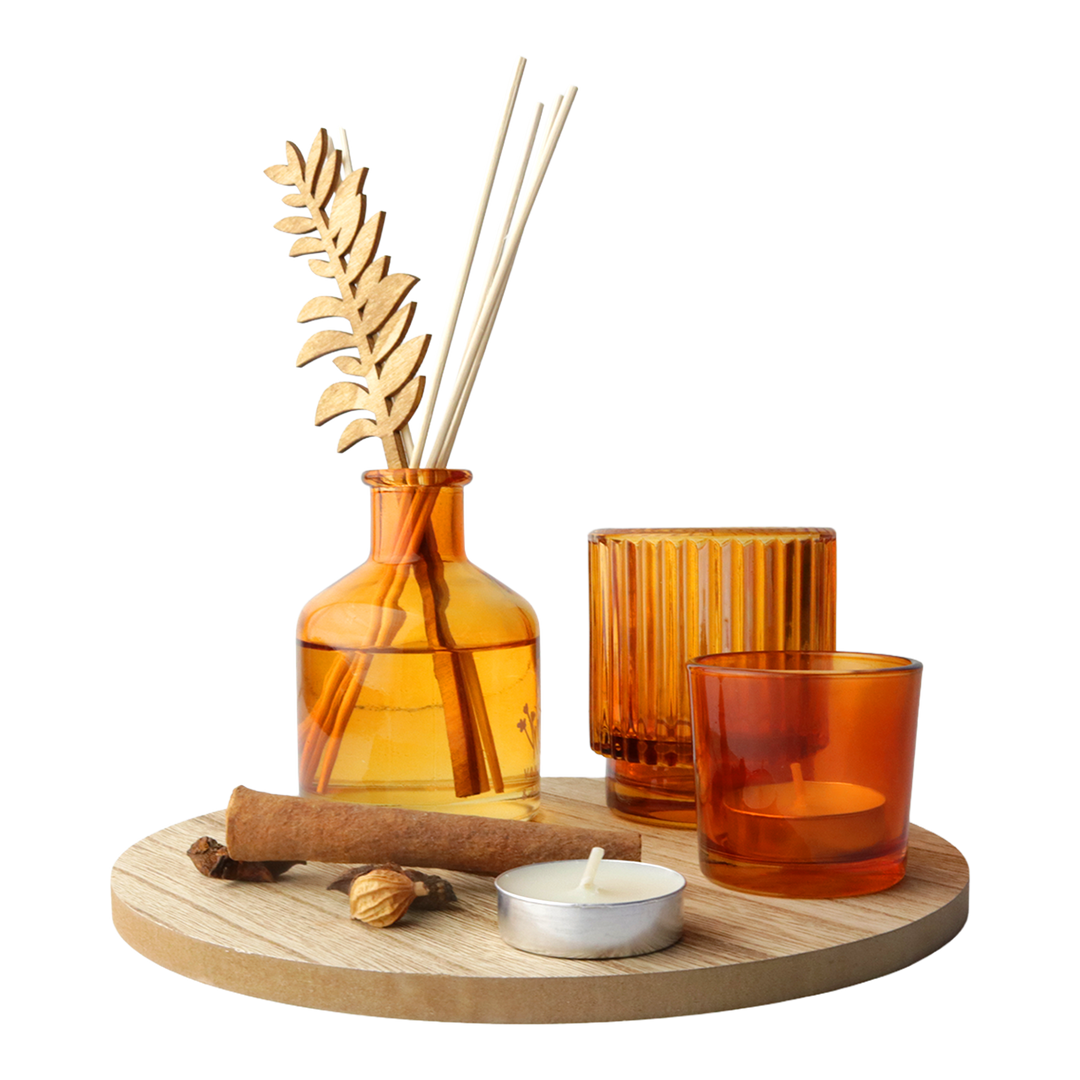 Coffret diffuseur 3pcs avec plateau 21cm