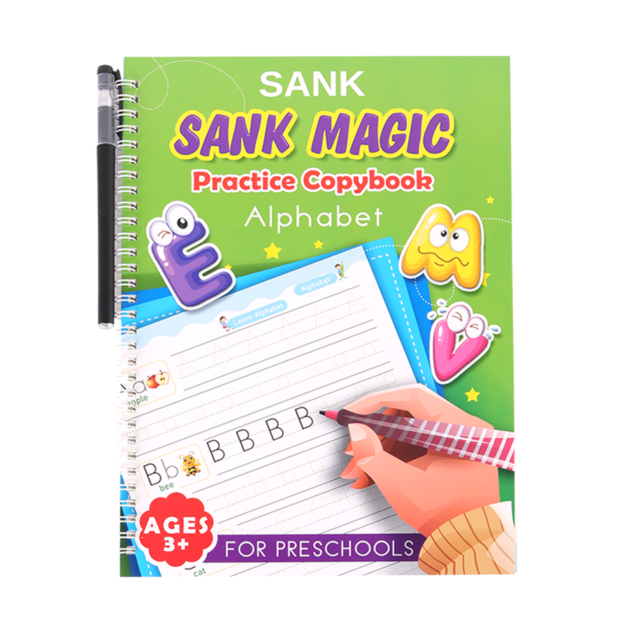 Livre alphabet anglais 18 pages avec stylo