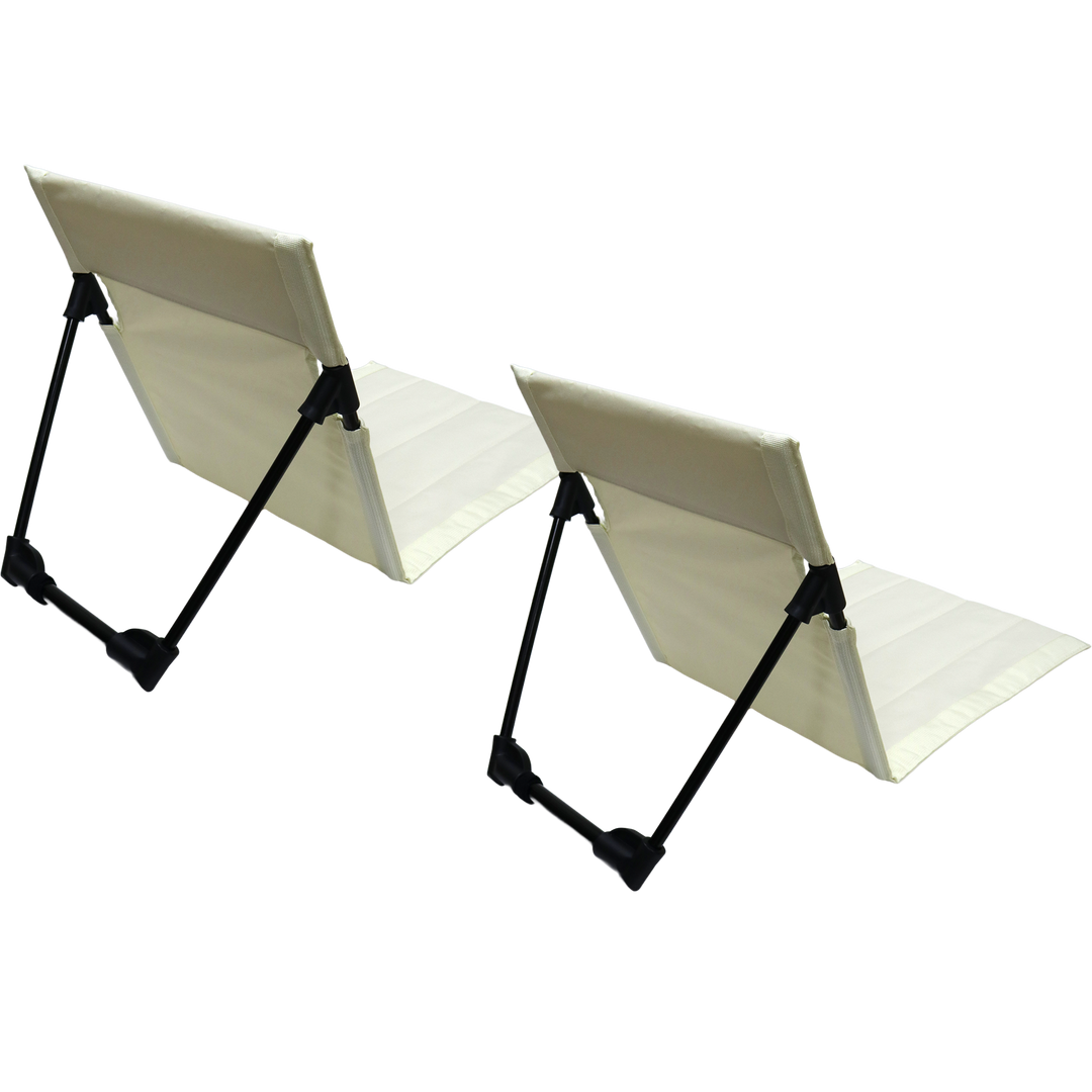 Set 2 chaises portables pliables 41x37cm