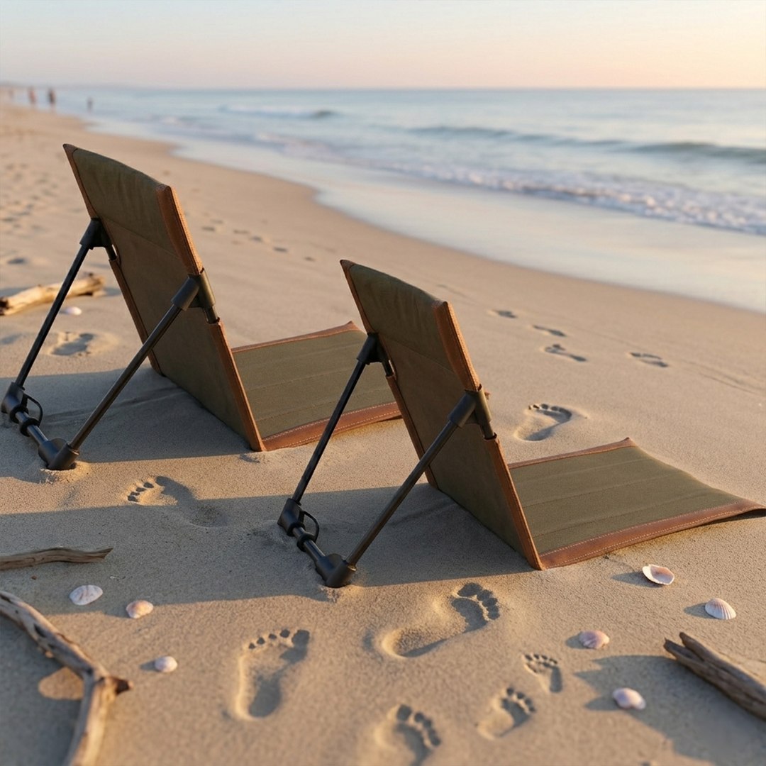 Set 2 chaises portables pliables 41x37cm