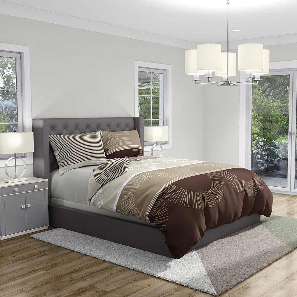 Parure de lit 2 places 200x215cm / 2x50x70cm