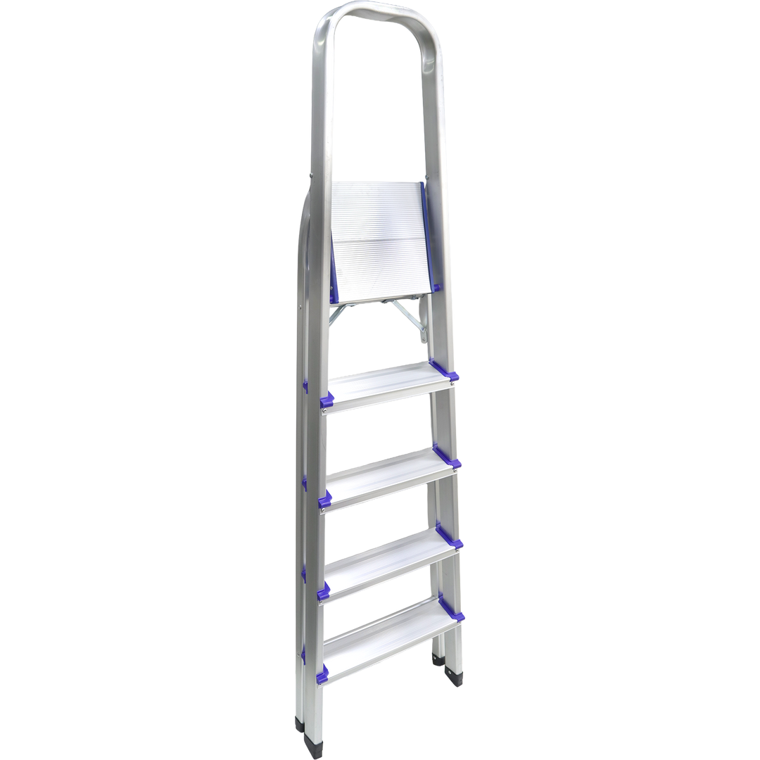 Escabeau 5 marches en aluminium