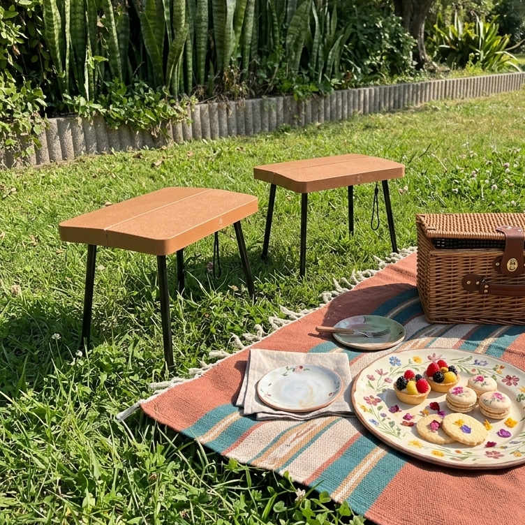 Set 2 tabourets 29x20x25cm