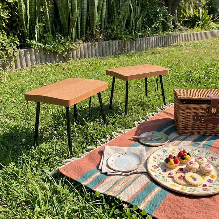 Set 2 tabourets 29x20x25cm