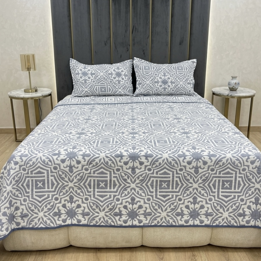 Parure de lit 3pcs 220x240cm / 2x50x70cm modèle 9